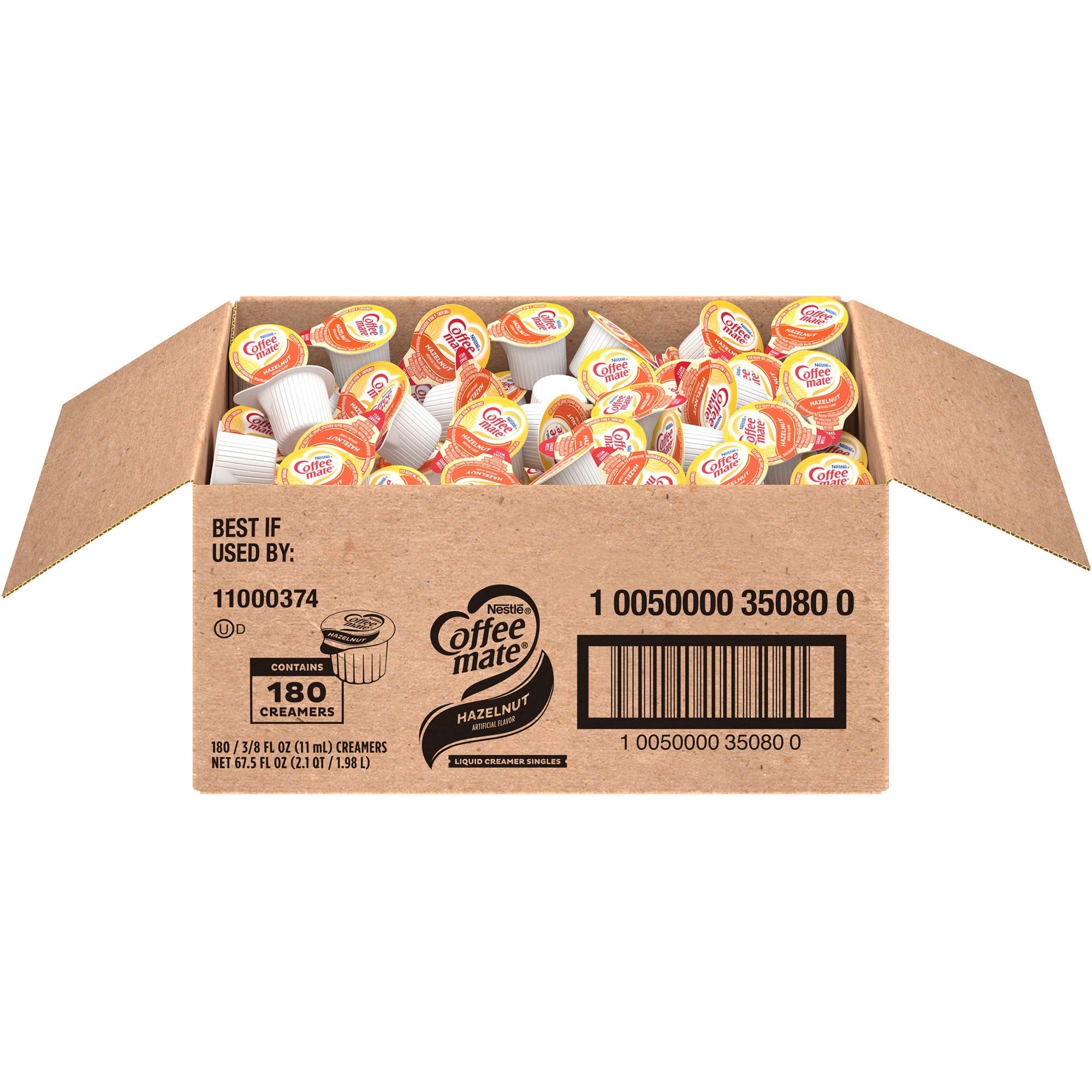 Coffee mate® Hazelnut Liquid Creamer Singles - 180ct