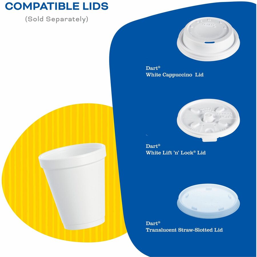Dart® 20J16 20oz Styrofoam Cup- 500ct