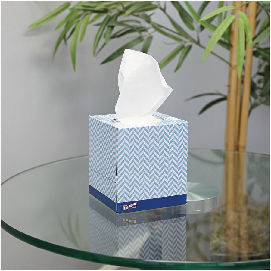 Genuine Joe Cube Box Facial Tissue - 36ct