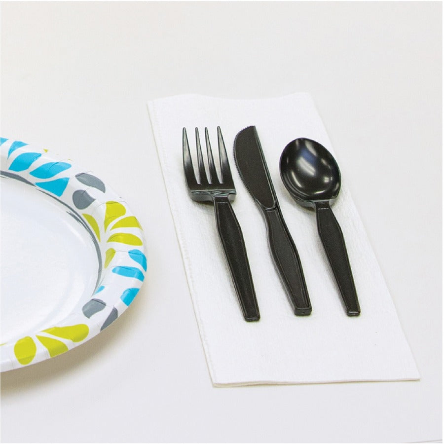 Genuine Joe Heavyweight Black Plastic Knife - 1000ct