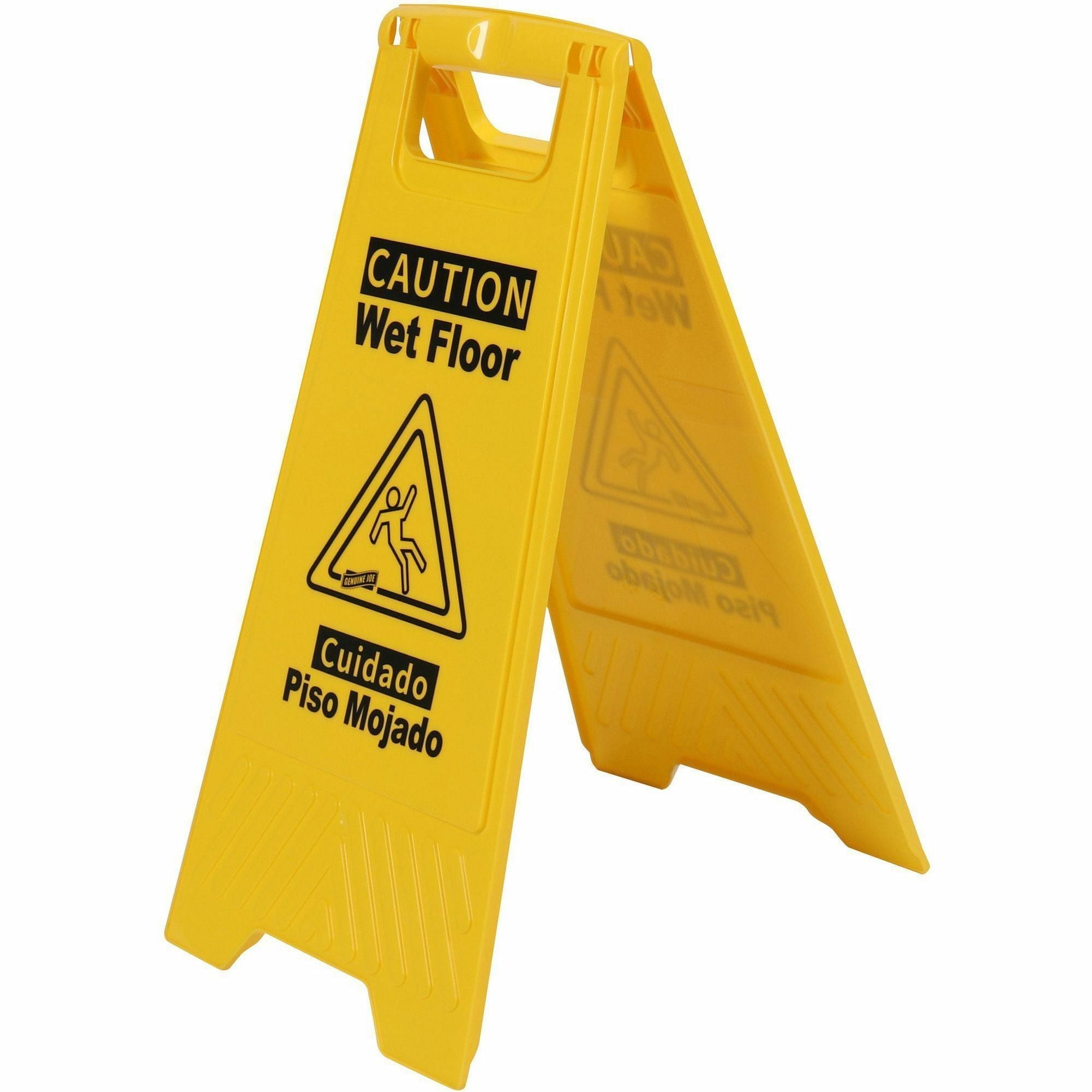 Genuine Joe Universal Graphic Wet Floor Sign