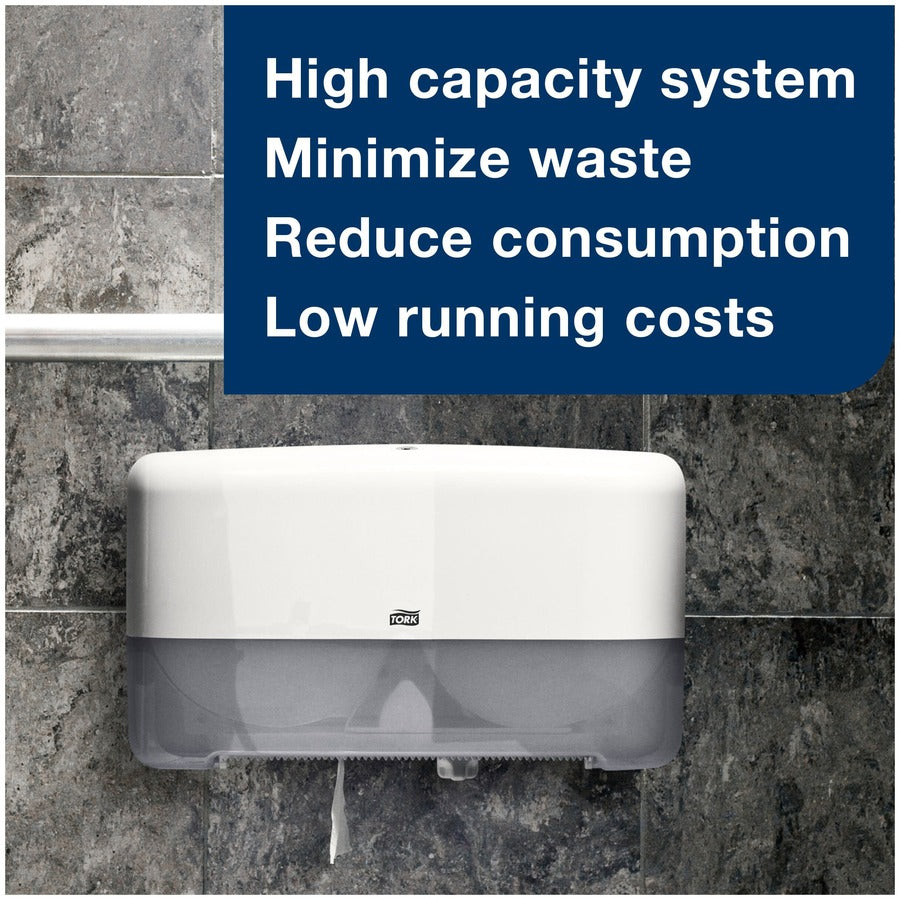 Tork Advanced Mini Jumbo Toilet Tissue Roll White T2