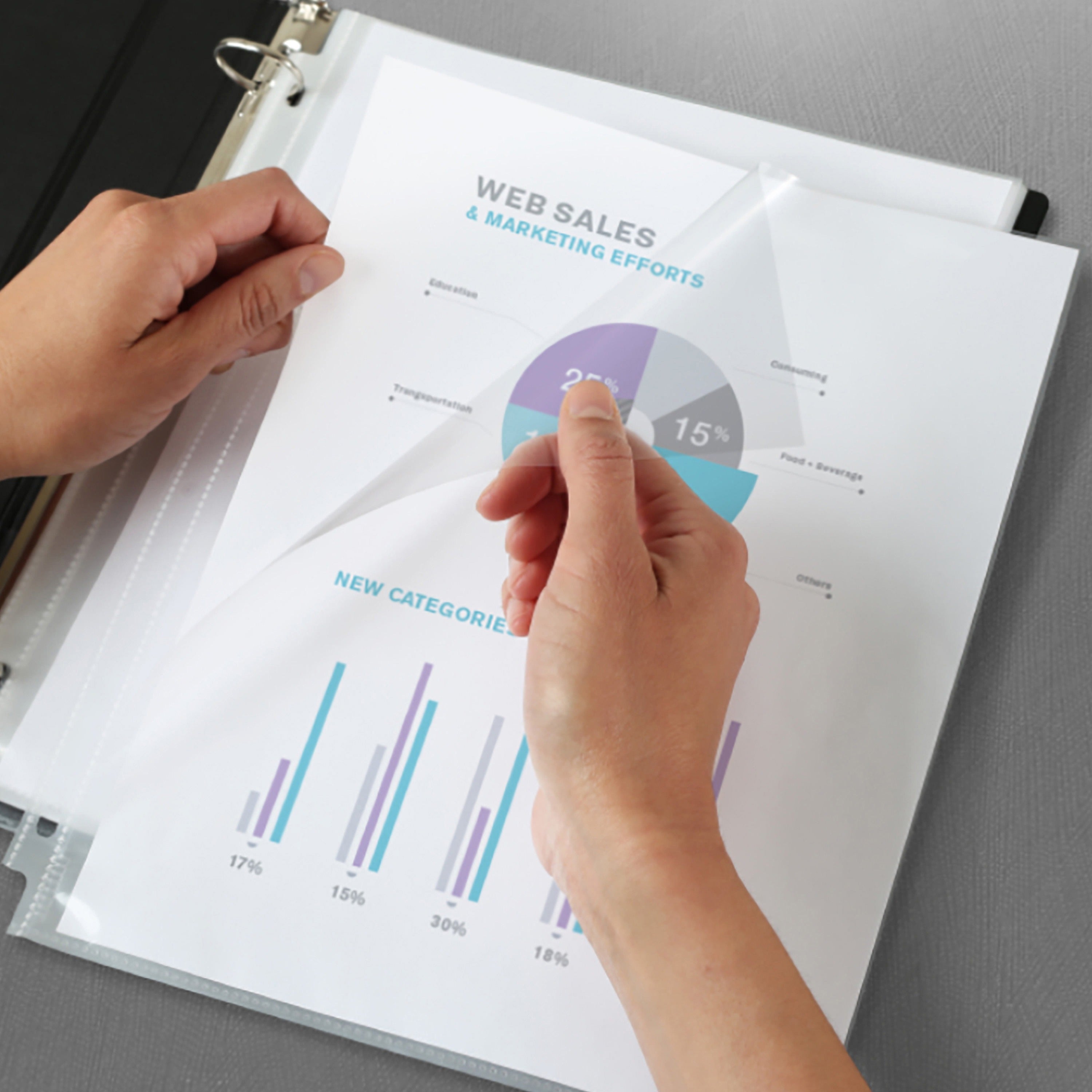 Avery® Quick-Load Sheet Protectors - 50 Pack