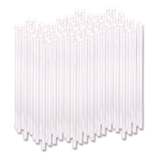 7.5" Wrapped Flat Bamboo Coffee Stirrer Sticks - 250ct