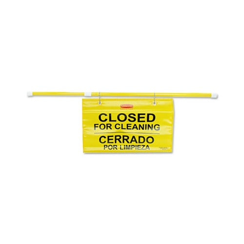 Rubbermaid® "Closed for Cleaning" Hanging Doorway Sign