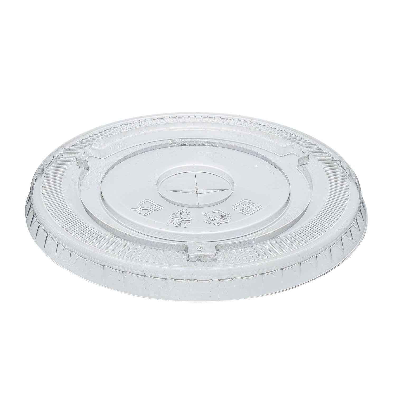 Prime Source® Clear PET Plastic Straw Slot Lid for 12oz/16oz/20oz/24oz - 1000 Lids