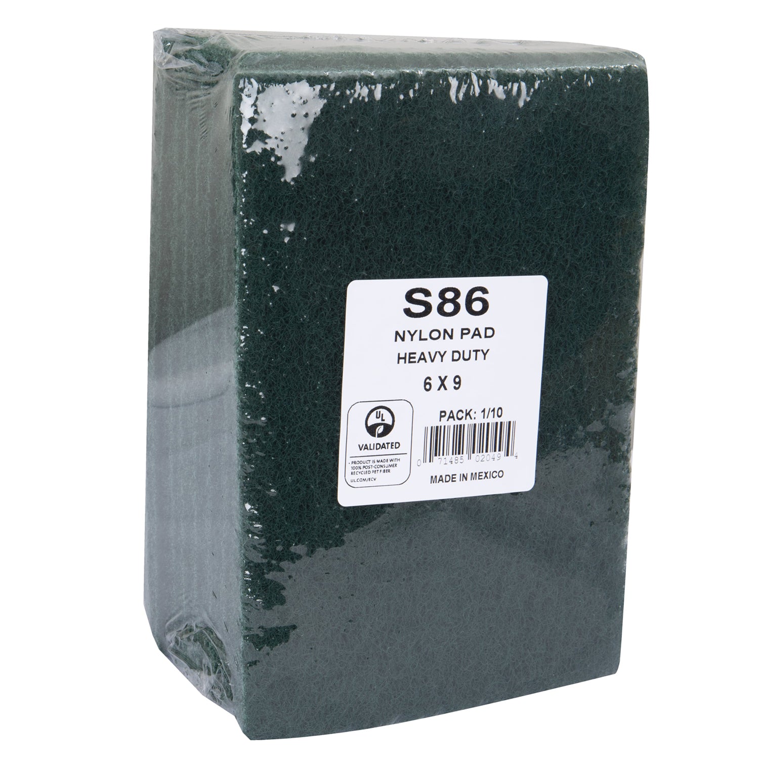 Prime Source® Polystyrene Heavy Duty Green Scouring Pad - 60 ct