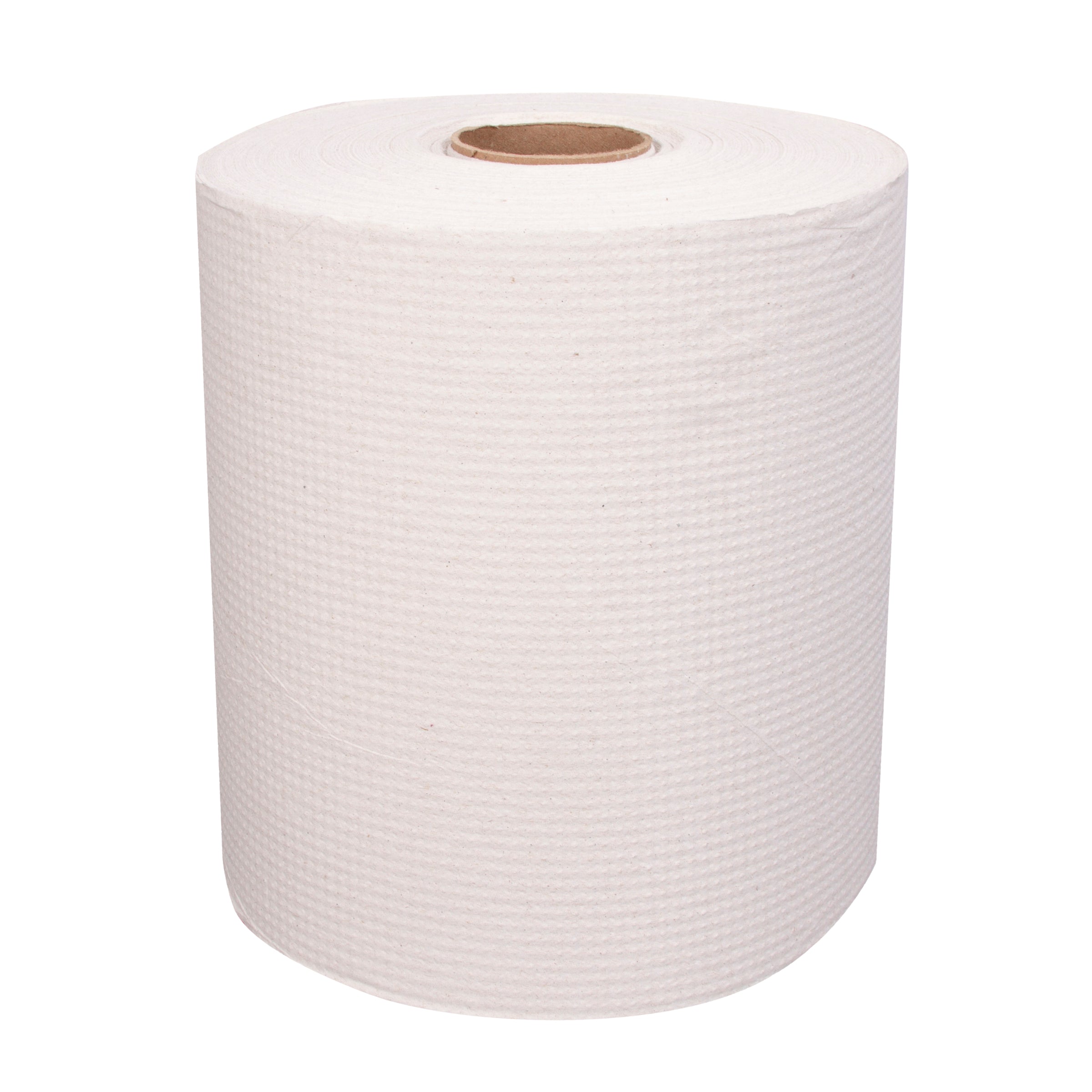 Right Choice™ 1-ply 8"x 800' White Paper Hardwound Roll Towel - 6 Rolls