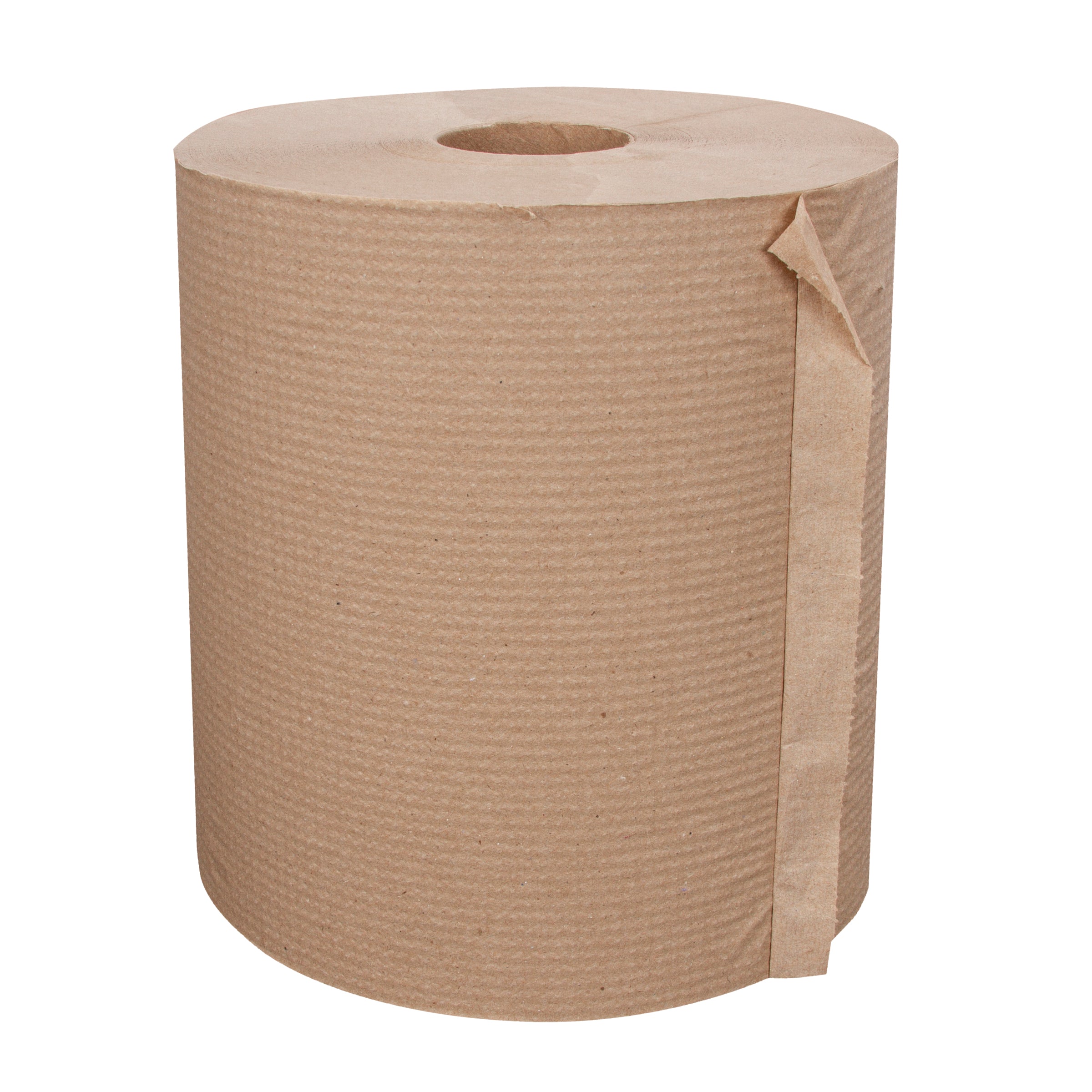 Right Choice™ 1-ply 8"x 800' Brown Paper Hardwound Roll Towel - 6 Rolls