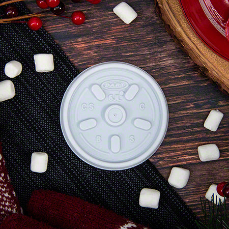 Dart® 6JL Vented Plastic Lid - 100ct (SLEEVE)