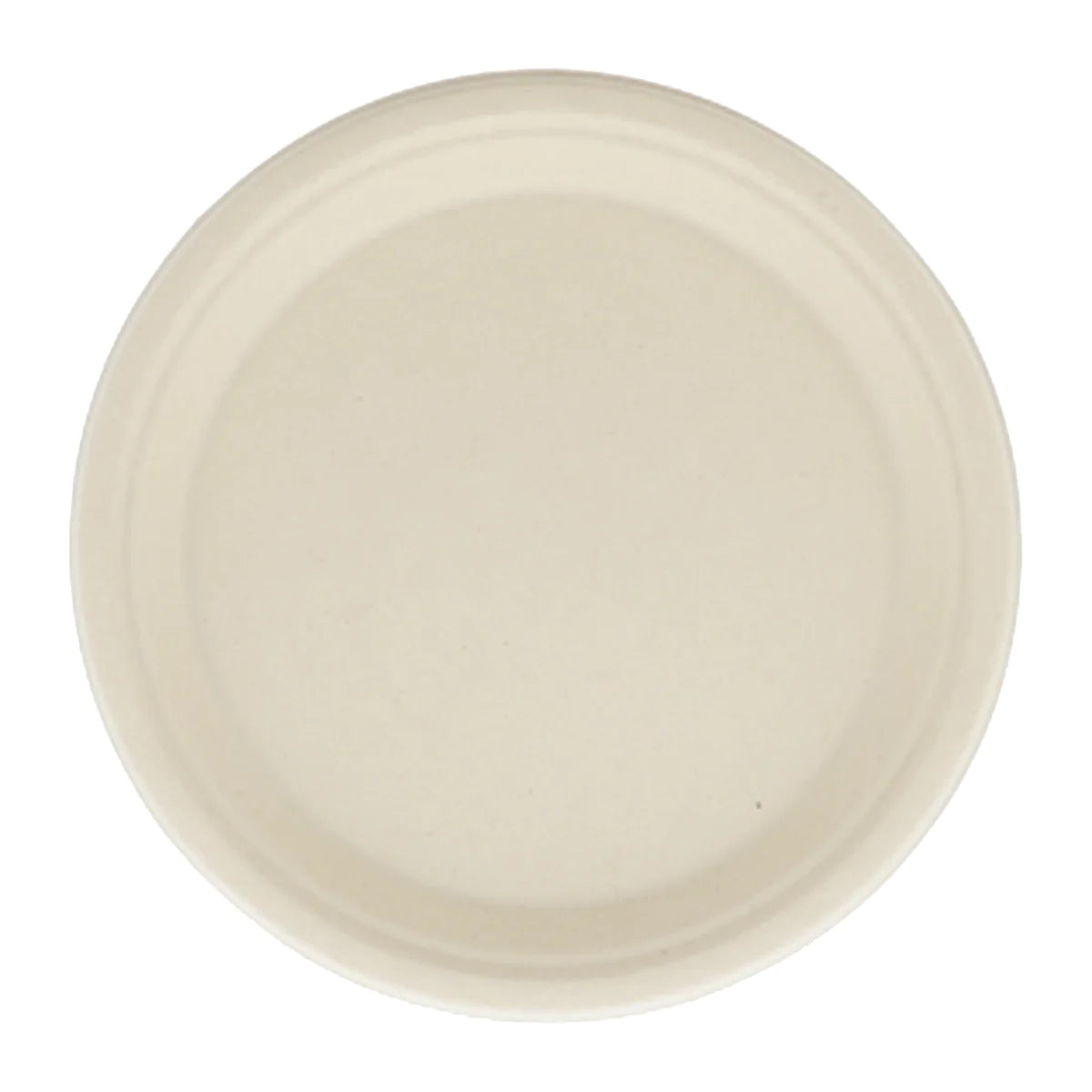 EcoSystems 10” Molded Fiber Compostable Single Compartment Plate - 125ct