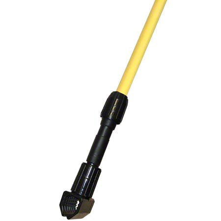 Clencher™ Fiberglass Wet Mop Handle – Yellow - 1” x 60”