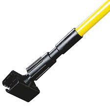 Clencher™ Fiberglass Wet Mop Handle – Yellow - 1” x 60”