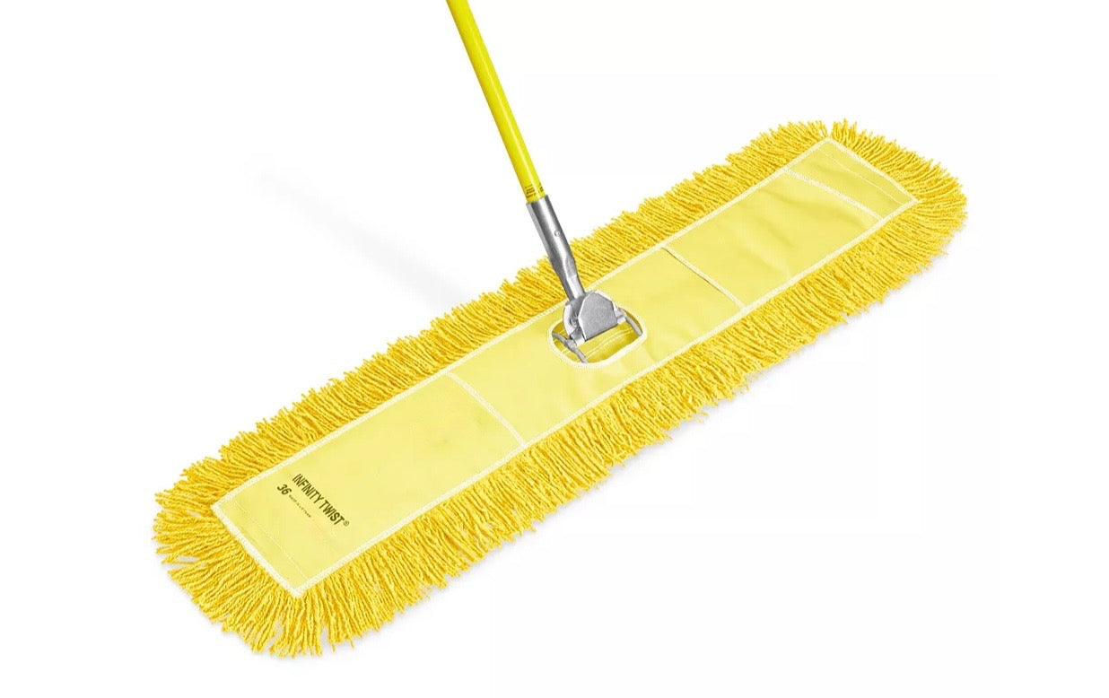 Infinity Twist® 36” x 5” Yellow Dust Mop Head