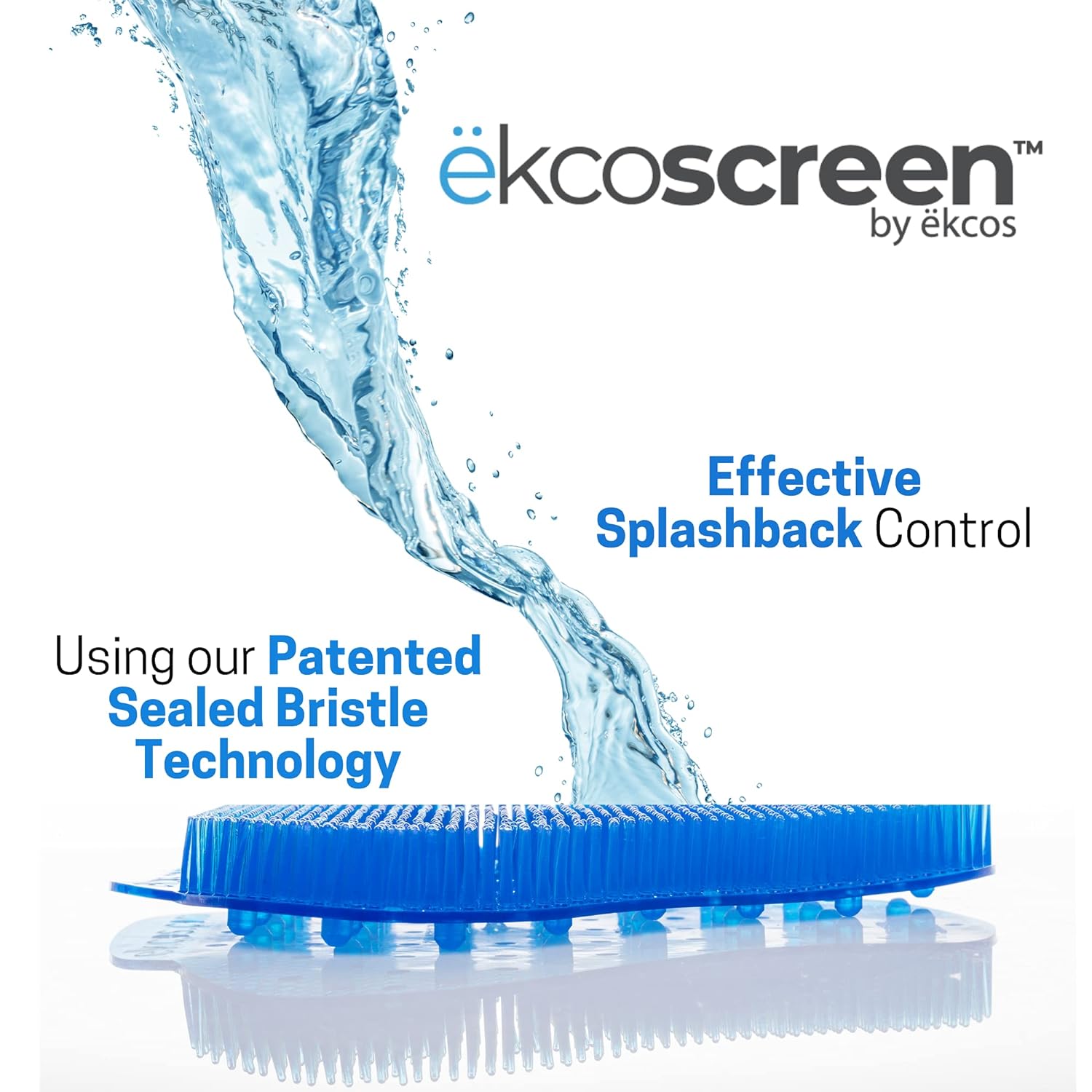Ekcos® ekcoscreen™ – Fresh Scent (Blue) – 60-Day Anti-Splash Urinal Screen - 12 Pack