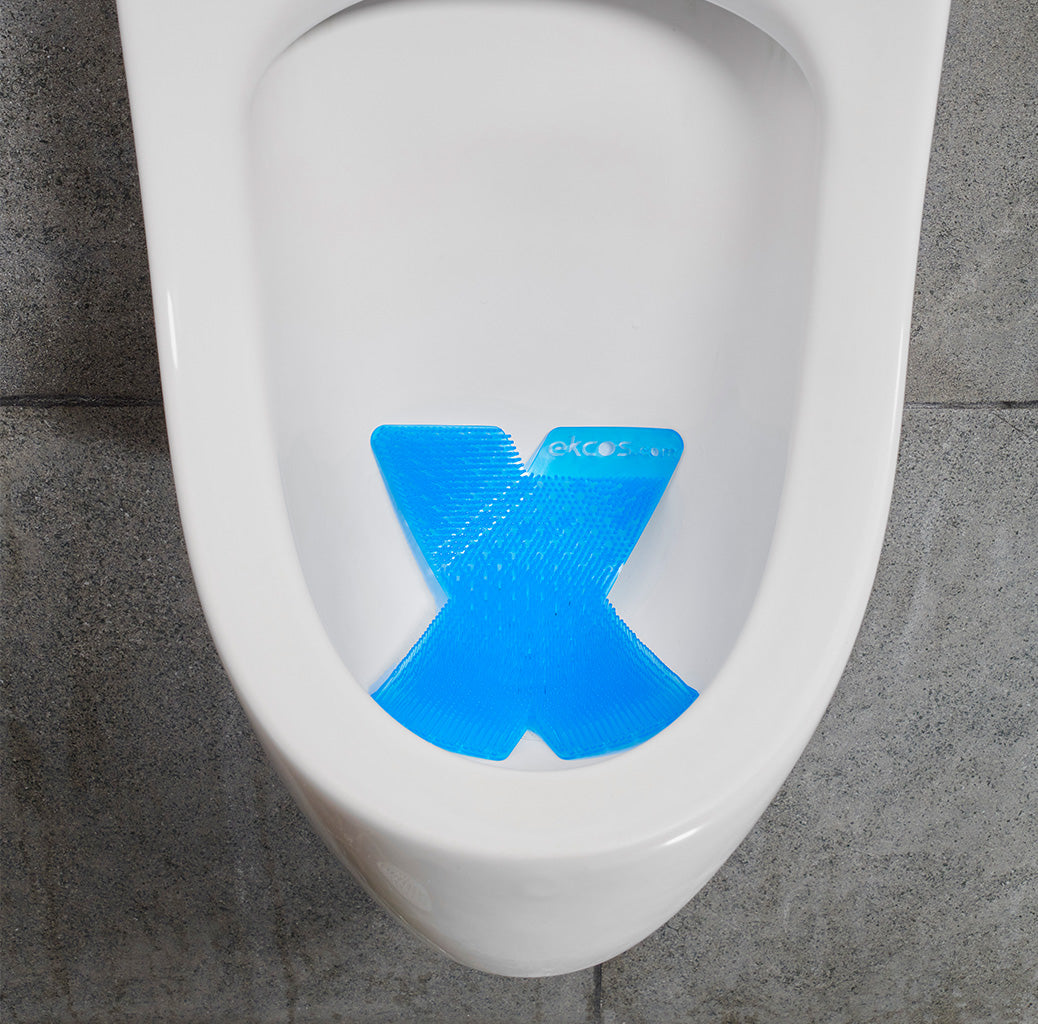 Ekcos XcrenHD 60 Day Urinal Screen – Blue/Fresh Scent - 12ct