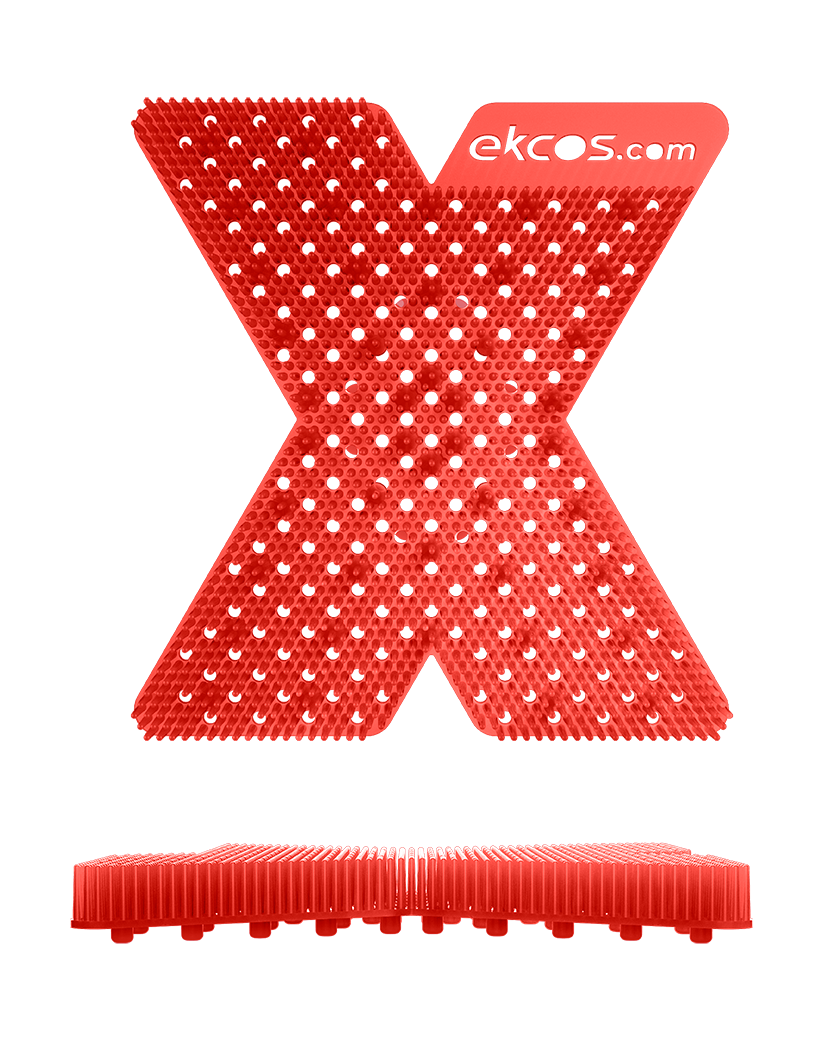 Ekcos XcrenHD 60 Day Urinal Screen – Red/Melon Scent - 12ct