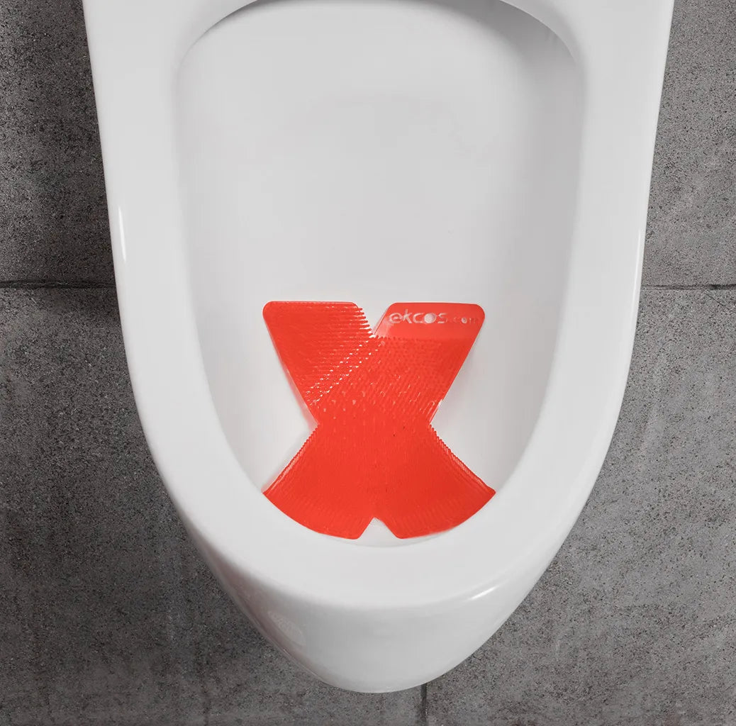Ekcos XcrenHD 60 Day Urinal Screen – Red/Melon Scent - 12ct