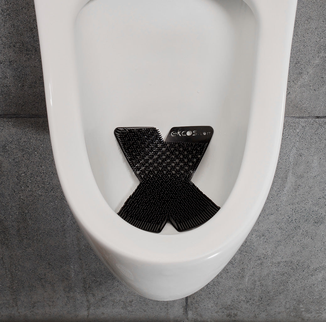 Ekcos XcrenHD 60 Day Urinal Screen – Black/Mint Scent - 12ct
