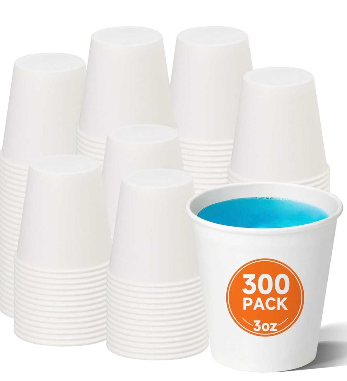 3 oz Small Bathroom Paper Cups - 300ct