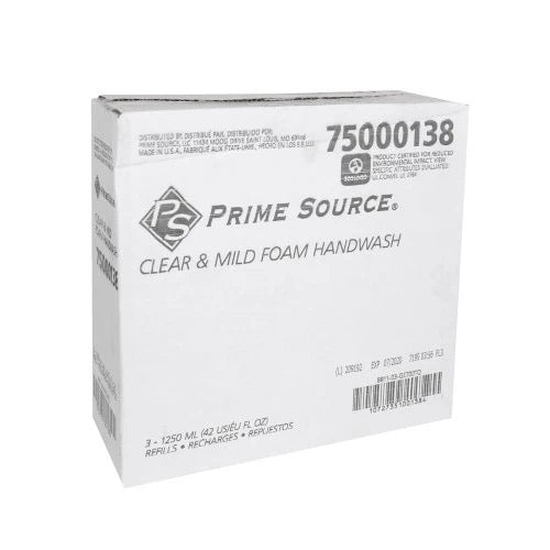 Prime Source® Clear & Mild Foam Hand Wash - 3/1250 mL