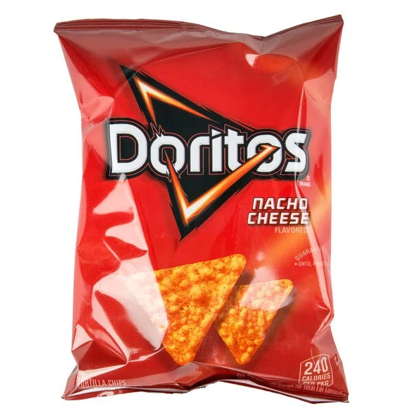 Doritos® Nacho Cheese Tortilla Chips – 1.75 oz Bags - 64ct