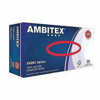 AMBITEX® Powder Free Vinyl Exam Gloves