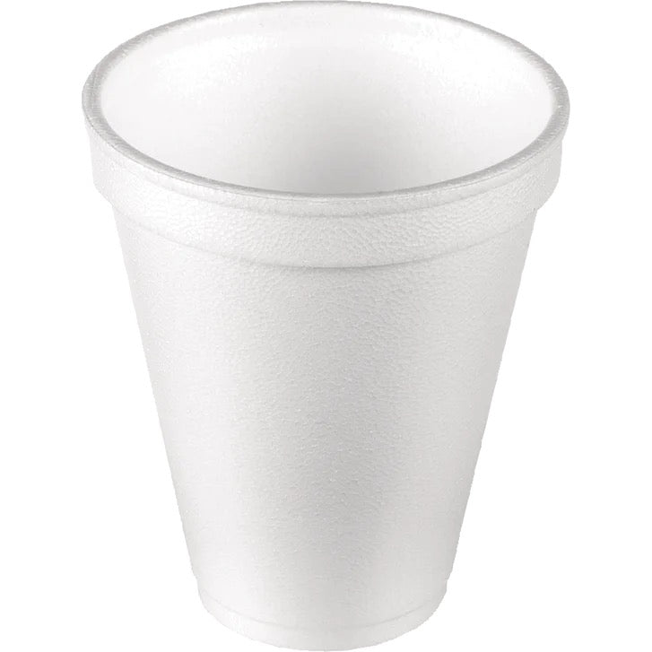 WinCup® Vio White Foam Cup – 8 oz