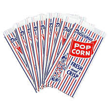 Pinch-Bottom 1lb Paper Clown Popcorn Bag – Case of 1000