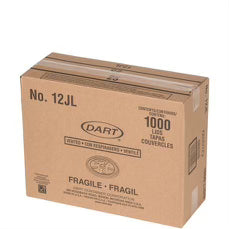 Dart® 12JL White Vented Lid - 1000ct