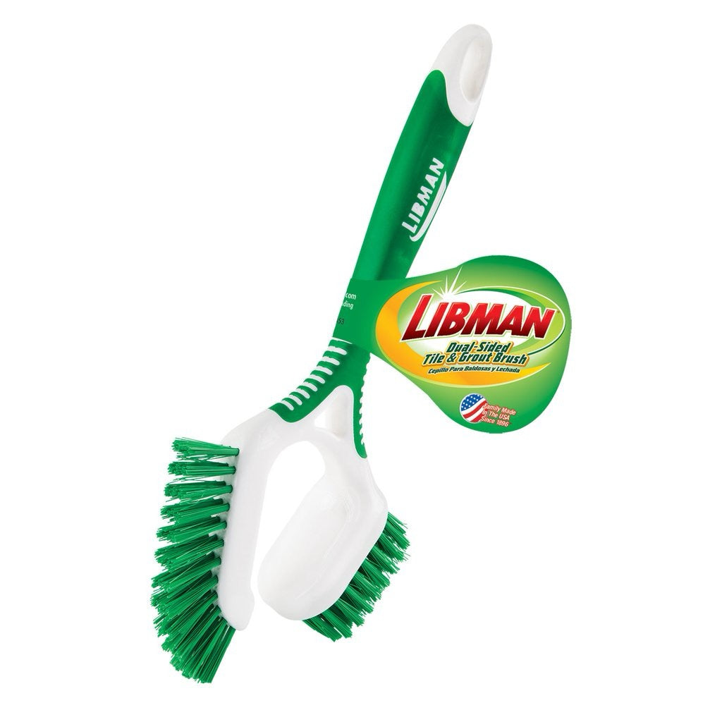 Libman® Dual-Sided Tile & Grout Brush