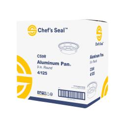 Chef's Seal™ 9" Round Aluminum Foil Pan - 500ct