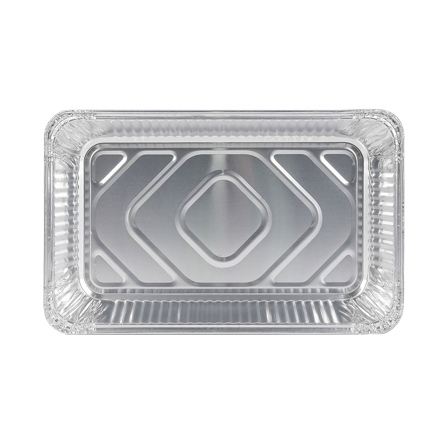 Chef’s Seal™ Heavy Weight Full Size Deep Aluminum Steam Table Pans - 50 ct