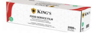 Kings 18” x 2000’ PVC Food Film Roll