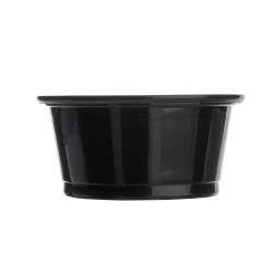 Jovials™ 2oz Black Plastic Portion Cup - 2500ct