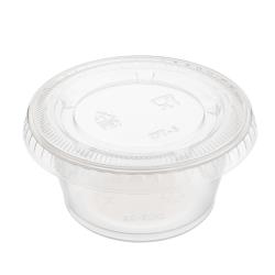 Jovials™ Clear Portion Cup Lid (3.25oz & 4oz) - 2500ct