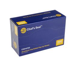 Chef's Seal™ 9" x 10.75" Aluminum Foil Pop-Up Sheets - 500ct