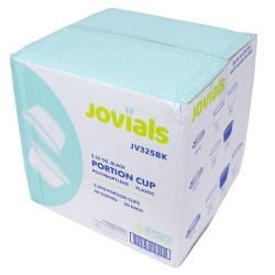 Jovials™ 3.25 oz Black Plastic Portion Cup - 2500ct