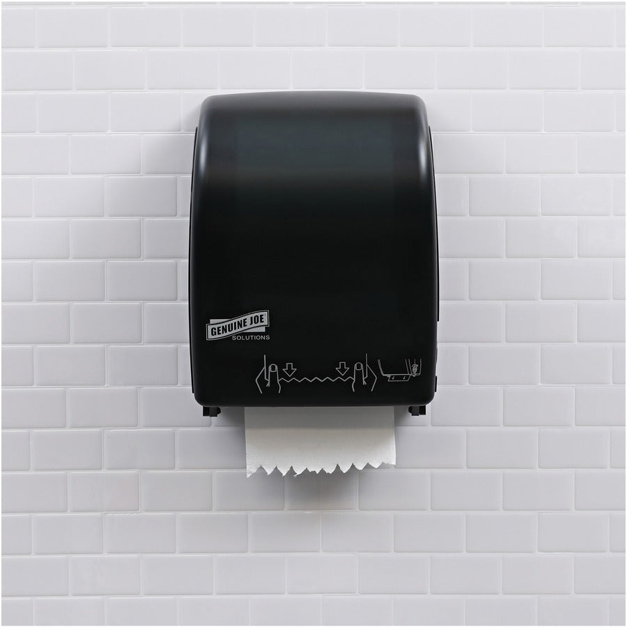 Genuine Joe® 7” x 850’ Hardwound White Paper Roll Towels - 6ct