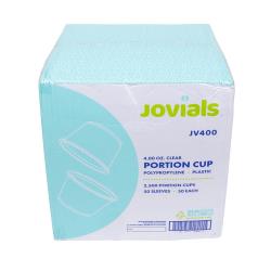 Jovials™ 4 oz Clear Plastic Portion Cup - 2500ct