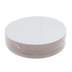 Chef’s Seal 9” Laminate White Board Lid – Fits CS9R Foil Pan