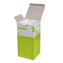 Jovials™ 10.25" Giant Paper Wrapped Clear Plastic Straw - 1200ct