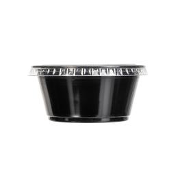 Jovials™ 3.25 oz Black Plastic Portion Cup - 2500ct