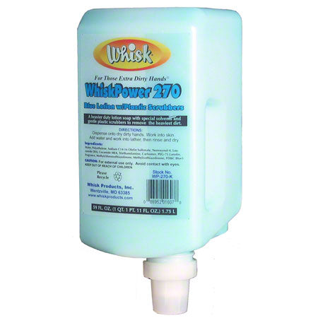Whisk® WhiskPower 270 Blue Hand Soap with Natural Scrubbers - 1.75L