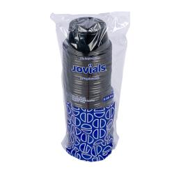 Jovials™ 2oz Black Plastic Portion Cup - 2500ct