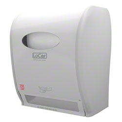 LoCor® Electronic Hands-Free Roll Towel Dispenser – White