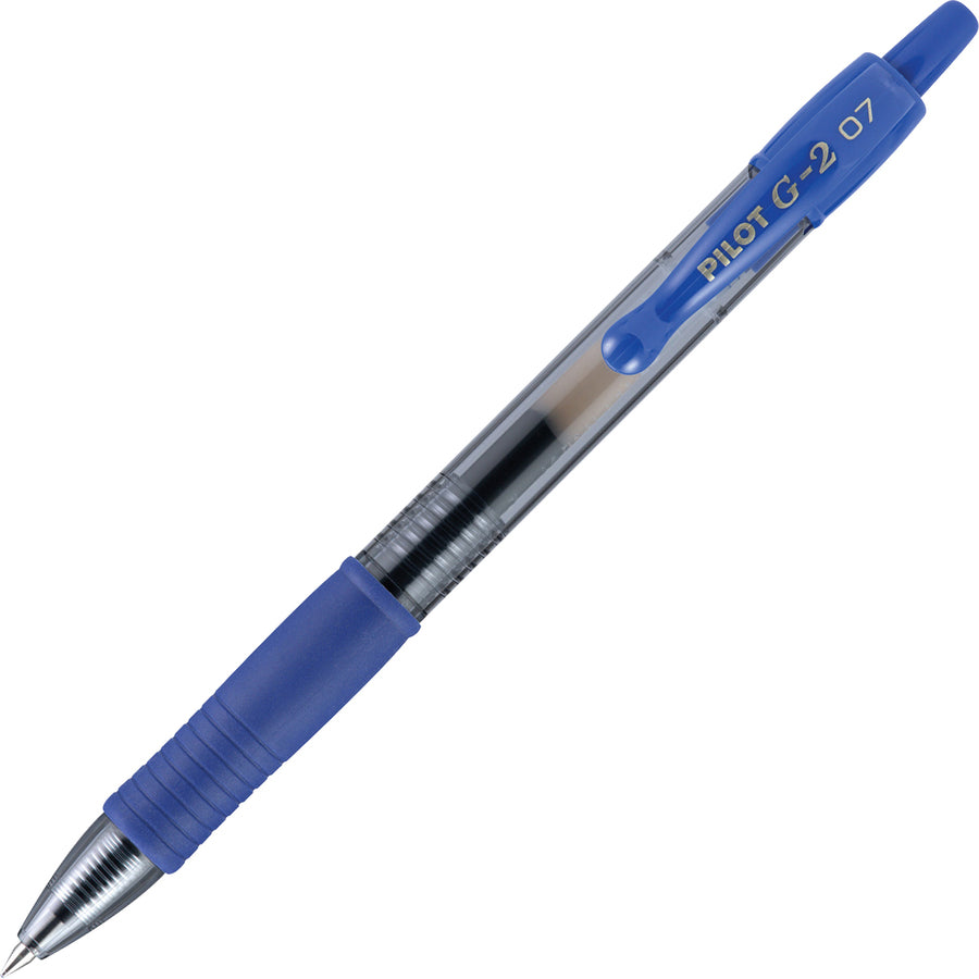 Pilot® G2 Retractable Gel Ink Pens – Blue (0.7 mm Fine Point, 36/Pack)