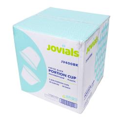 Jovials™ 4 oz Black Plastic Portion Cup - 2500ct