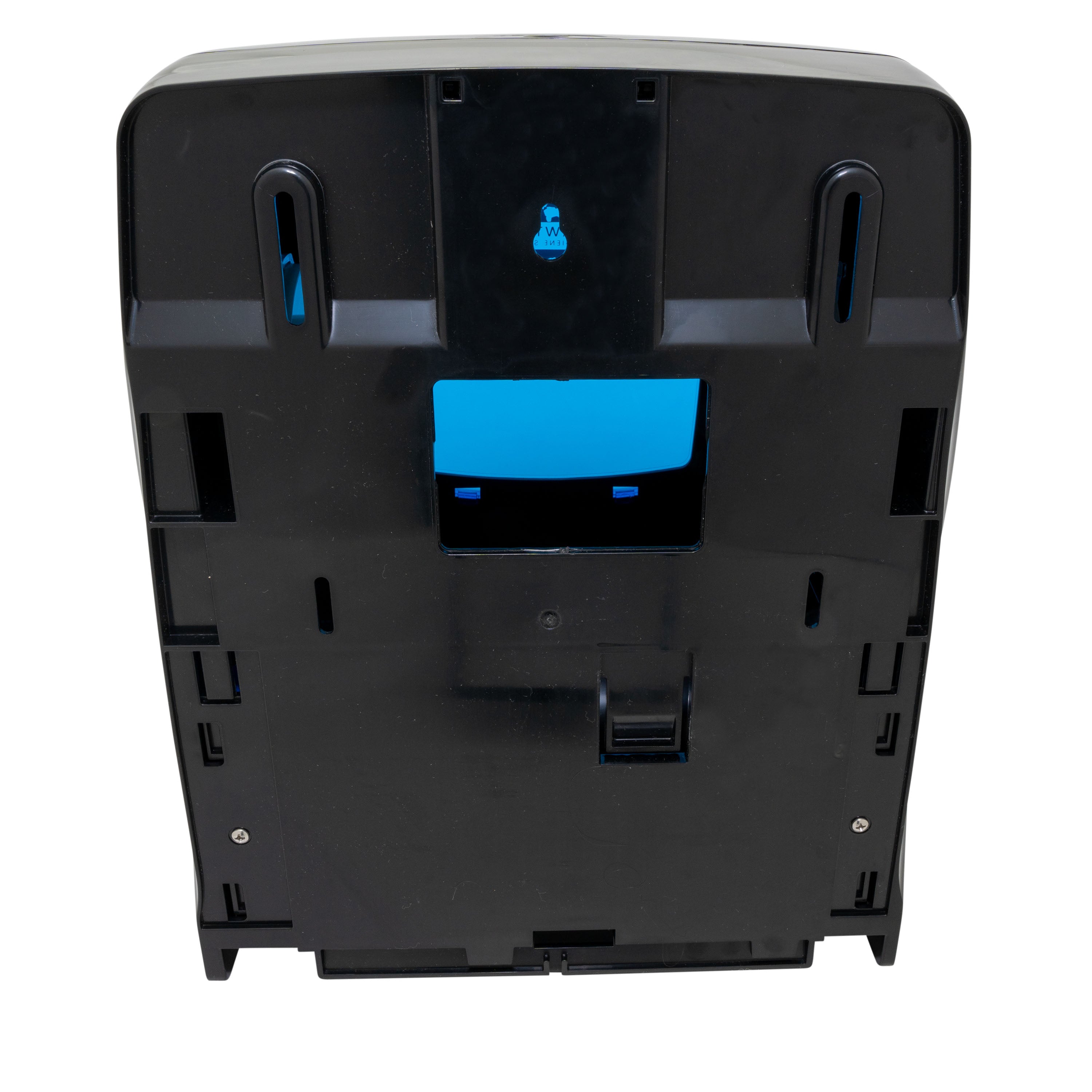 Hawthorn Mechanical Hands Free Black Roll Towel Dispenser