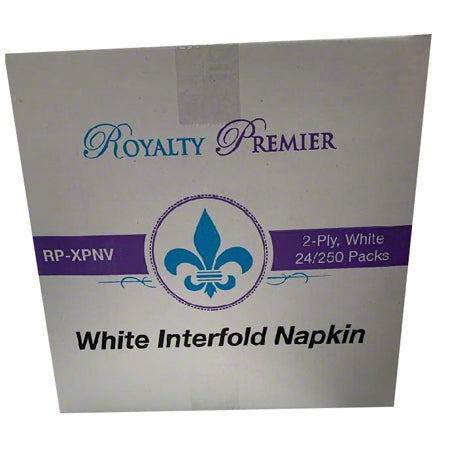 Royalty Premier 2-Ply Interfold Napkin – 6000ct